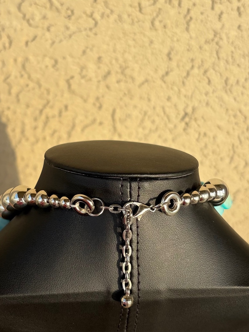 Turquoise Shell Multi-Strand Bead Necklace - Picture 6 of 6